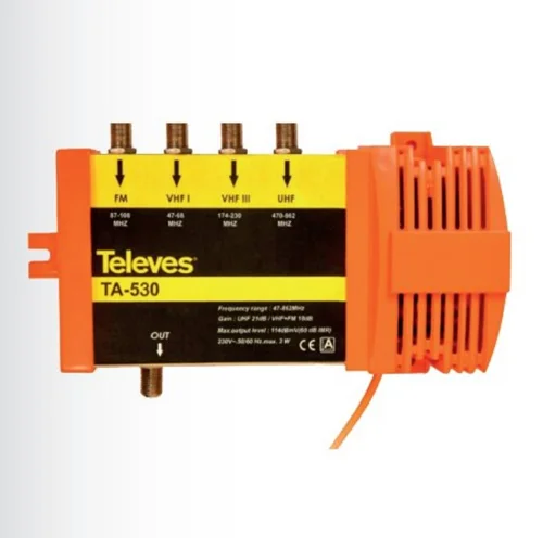 تقویت کننده آنتن مرکزی پتاسیومتردار تلوز مدل TA-530